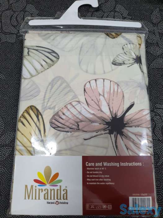 Шторка для ванны, турецкая, с бабочками, фотография 3