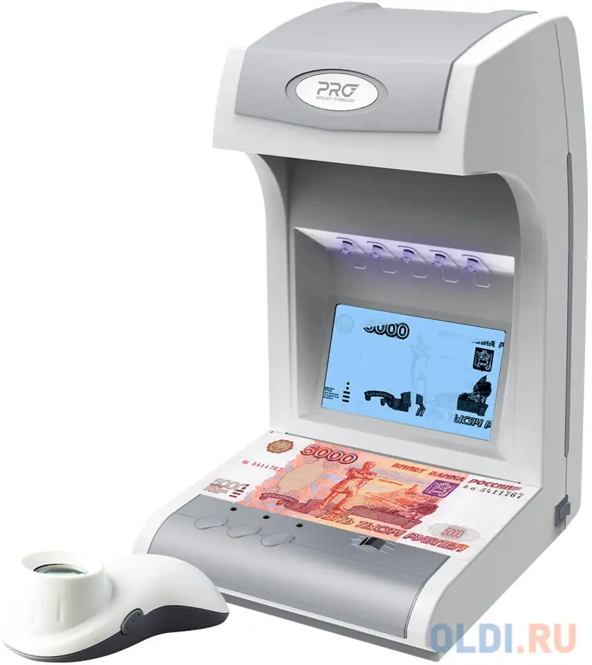 Детектор банкнот pro 1500 irpm lcd т-05614 просмотровый мультивалюта, фотография 1