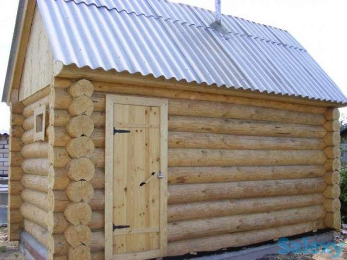 Строительство бани из блока, бруса и сруба., фотография 3