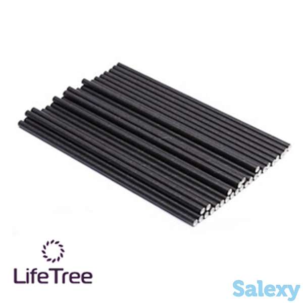 Трубочки бумажные черные, фотография 1