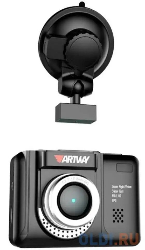 Видеорегистратор с радар-детектором artway combo md-106 gps черный, фотография 1