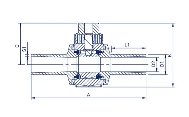 Кран шаровой Д63, фотография 3