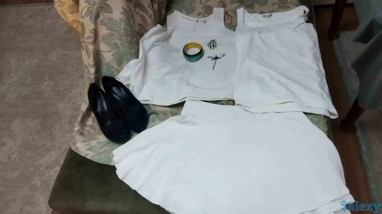 РАЗОМ СРОЧНО Б/У свадебное платье, платья, куртки, кожаная обувь, сумки, накидка с мехом, фотография 5