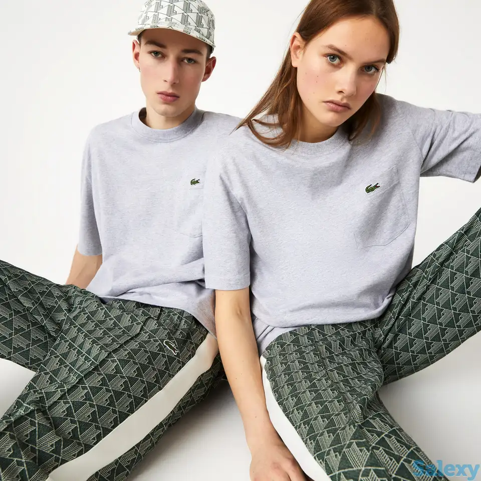 Футболка свободного кроя lacoste l!ve unisex, фотография 1