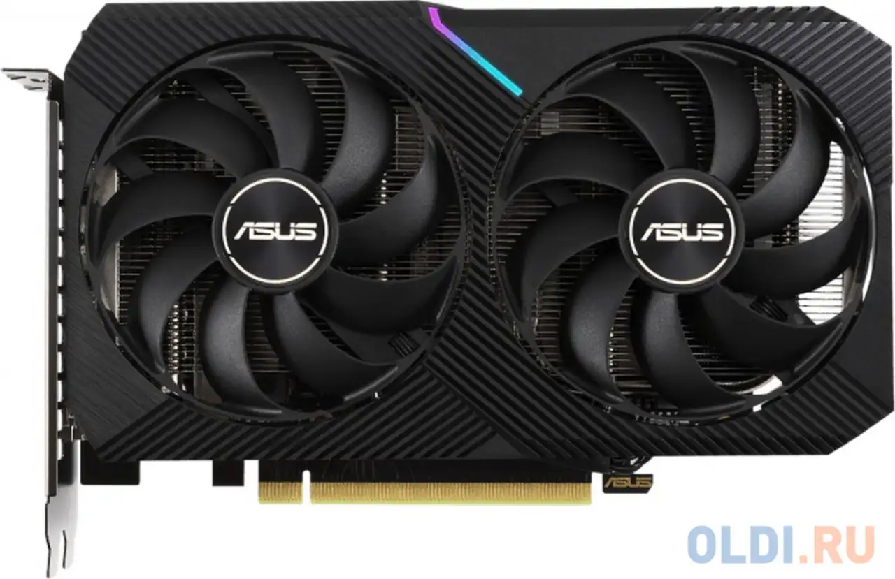 Видеокарта asus nvidia geforce rtx 3060 dual v2 oc edition 12288mb, фотография 1