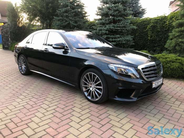 Аренда авто в Минске с водителем. Mercedes W222 Long S500, фотография 1