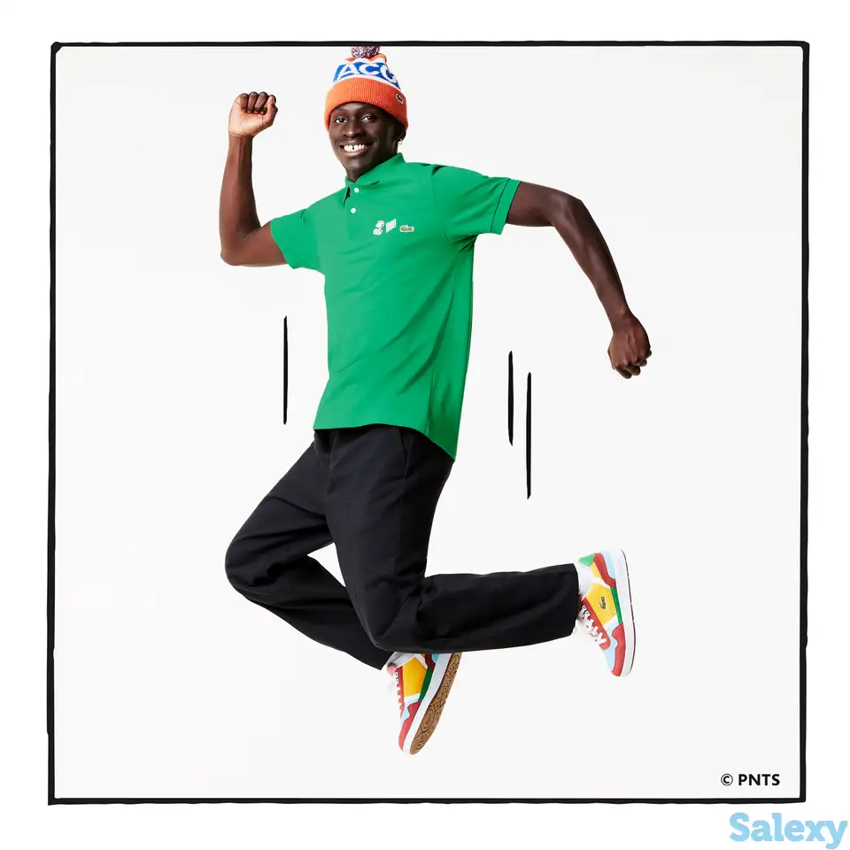 Мужское поло lacoste x peanuts relaxed fit, фотография 1