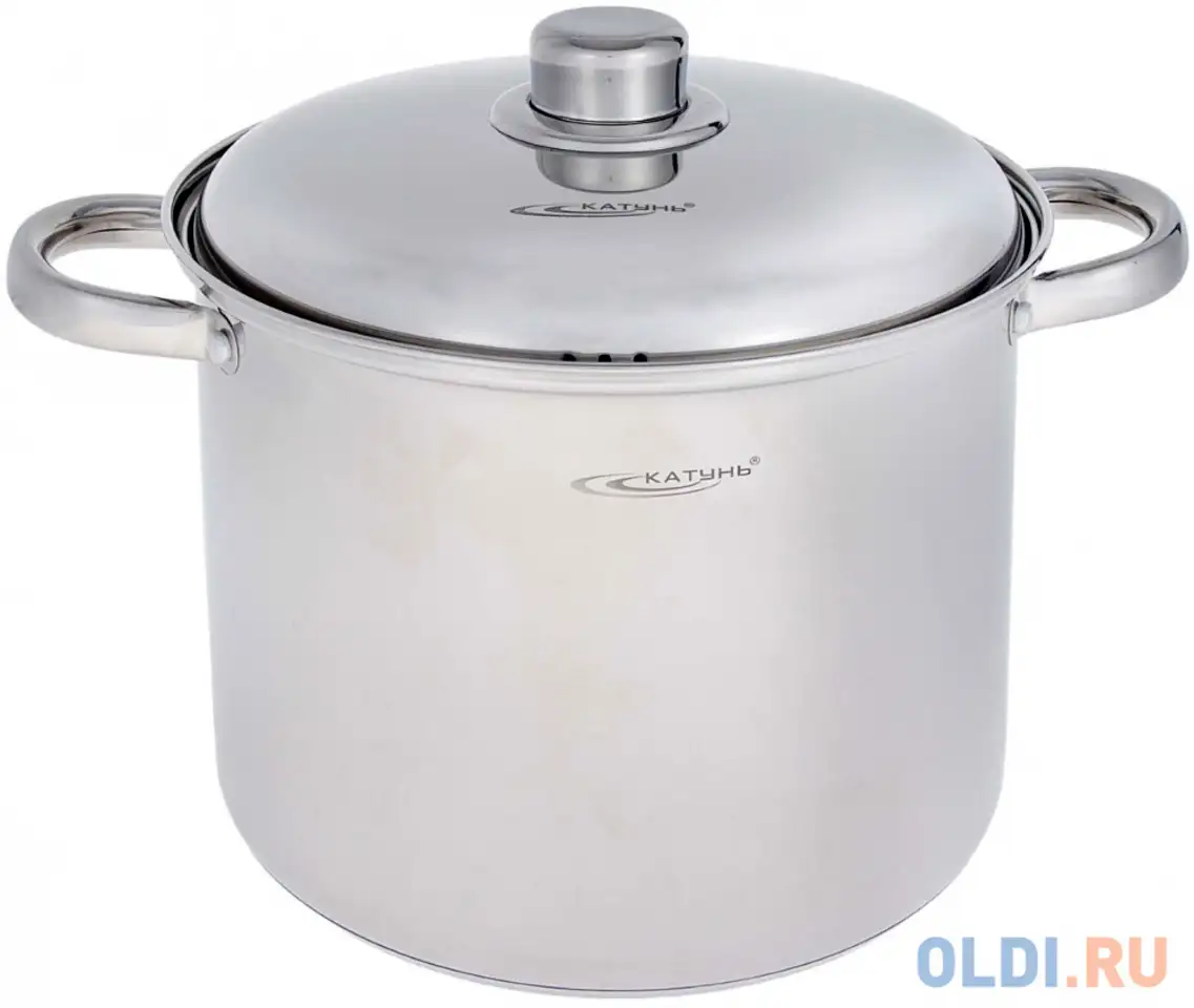 Кастрюля катунь гретта kt 04 d 72 22 см 7.3 л, фотография 1