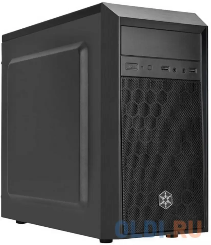 Корпус silverstone sst-ps16b чёрный (matx, 2xusb 3.0, hd audio), фотография 1