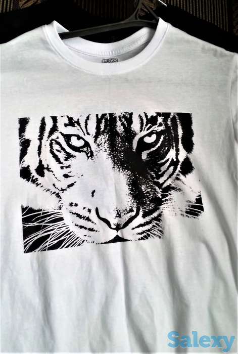 Акция июля -10% Печать на футболках логотипы надписи, фотография 1