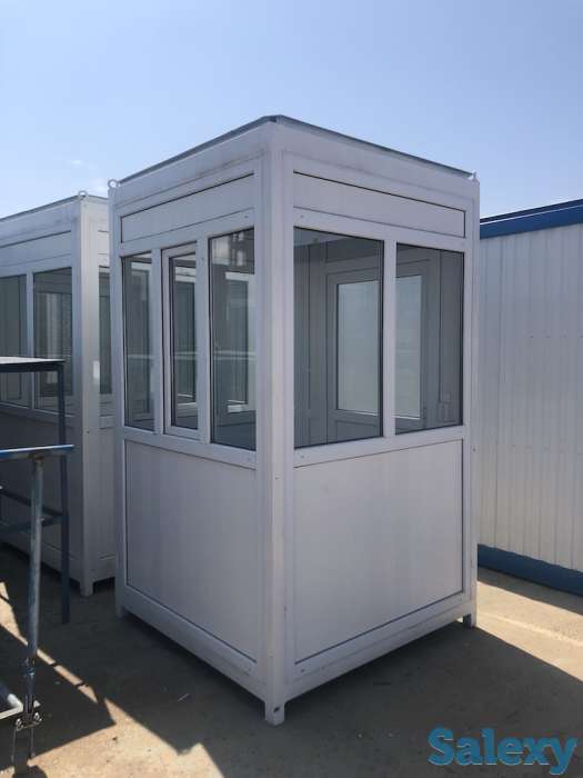 Пост охраны, охранная будка 1,5х1,5х2,6 м, фотография 1