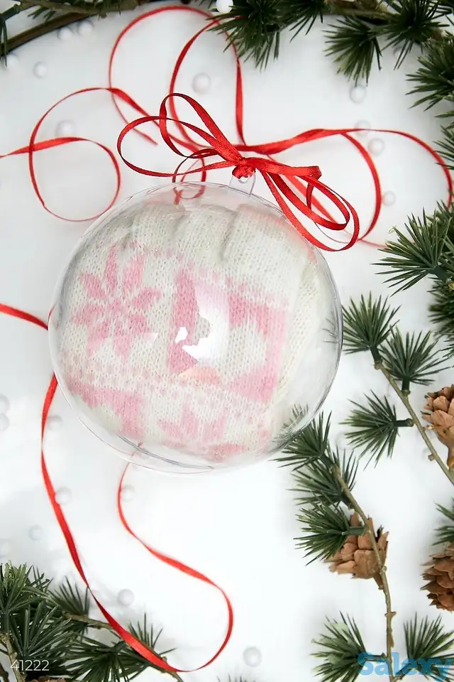 Новогодний набор с шерстяными перчатками, фотография 1