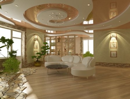 Установка натяжных потолков, фотография 1