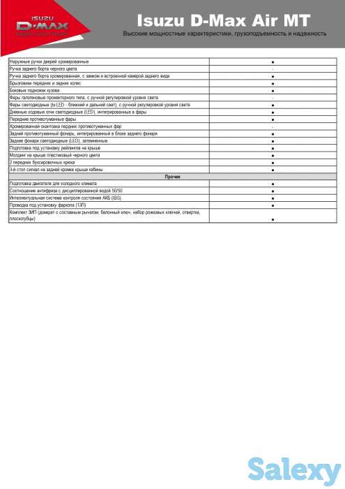 Isuzu D-Max Air M/T, фотография 11
