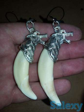 Клык волка в серебре., фотография 1