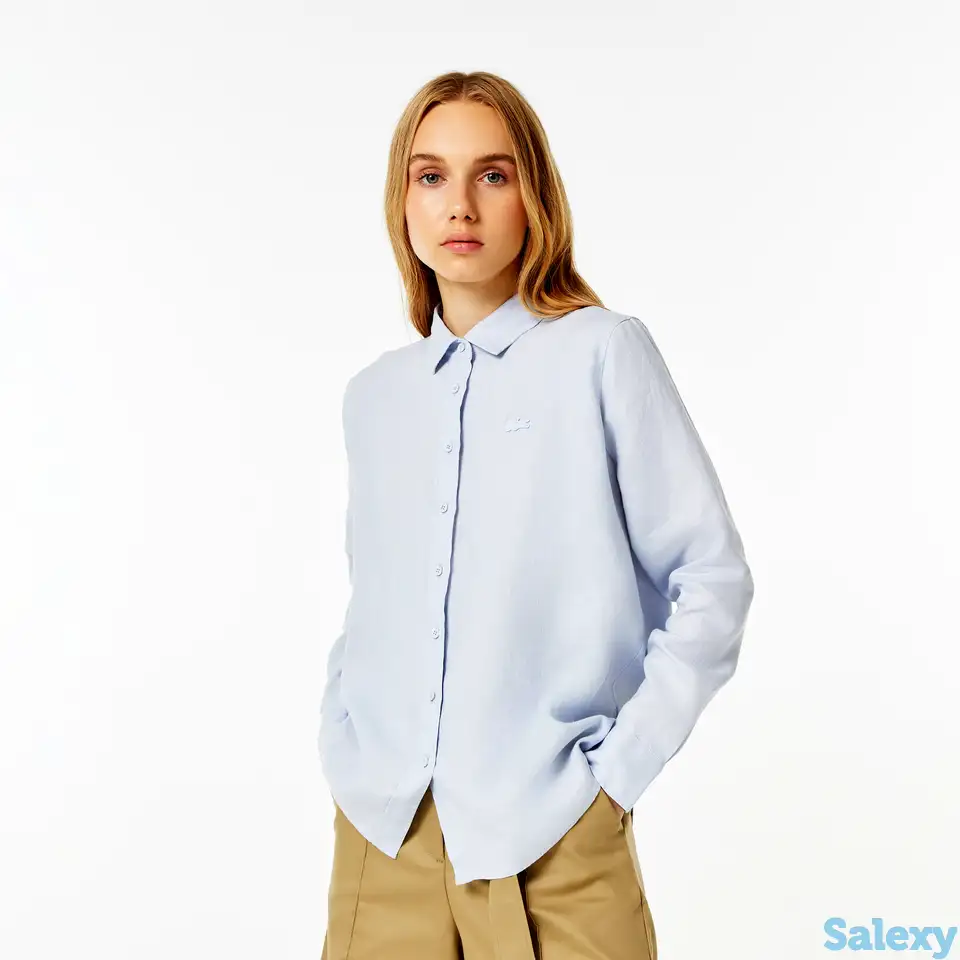 Женская рубашка lacoste relax fit fit, фотография 1