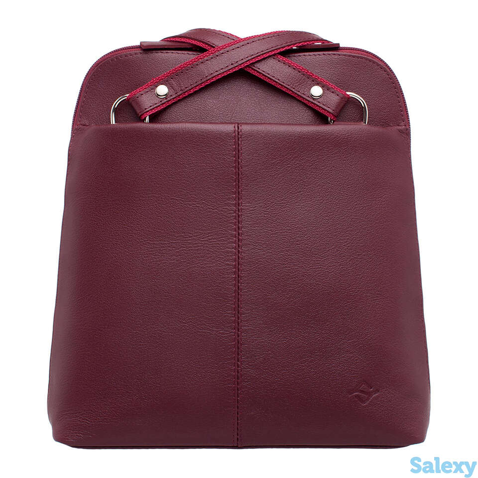 Небольшой женский рюкзак eden burgundy, фотография 2