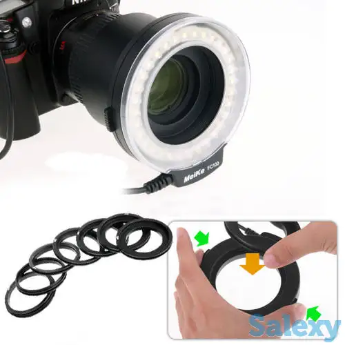 Макро вспышка кольцевая светодиодная, фотография 3