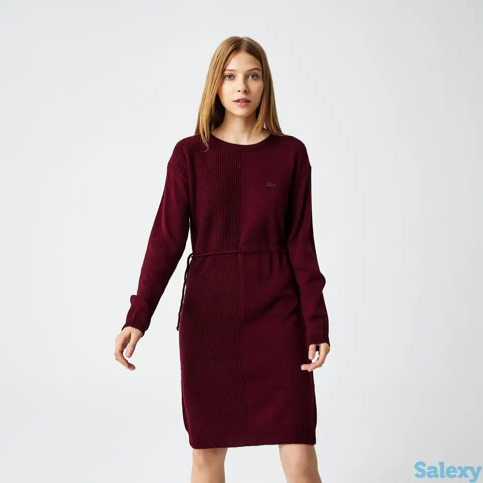 Женское платье lacoste с вырезом лодочкой, фотография 1