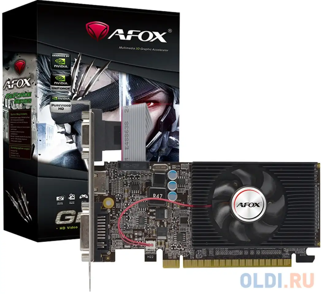 Видеокарта afox geforce gt 610 af610-1024d3l7-v6 1024mb, фотография 1