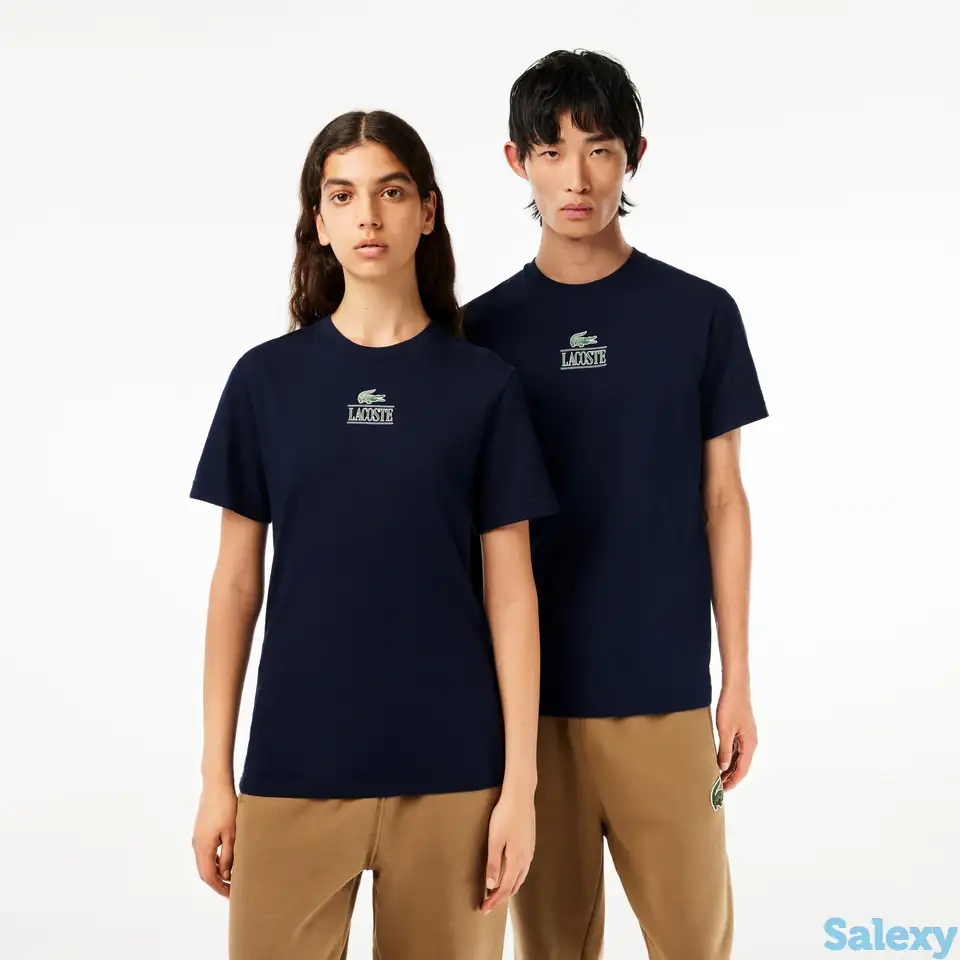 Футболка lacoste unisex, фотография 1