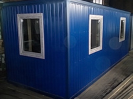 строительные вагончики утепленные на базе 20 и 40 тонного контейнера, фотография 3