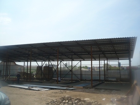 Изготовление навесов, ангаров, автоматических ворот, заборы, установка консольной системы ворот, фотография 13