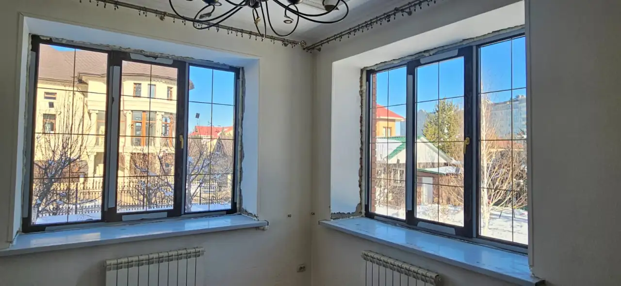 Пластиковые окна, балконы под ключ, витражи, двери, откосы, подоконники, фотография 3