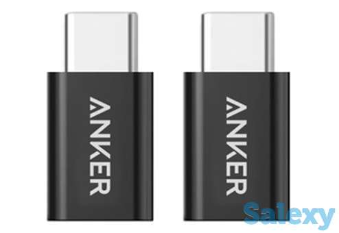 Переходник anker micro-usb to usb-c (b8174011). черный, фотография 2