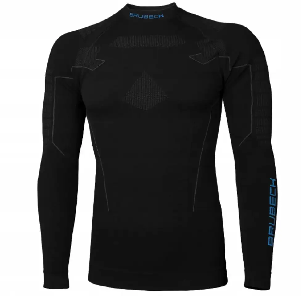 Термокофта brubeck men thermo nilit heat grey, фотография 19