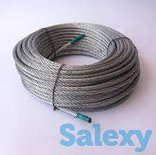 Трос оцинкованный для лифта и натяжки, фотография 1