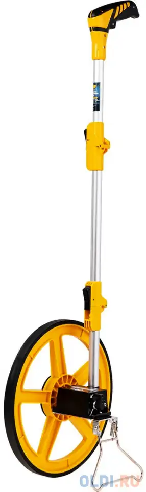 Измерительное колесо с механическим счетчиком deli dl330112 300мм точность:±0,5%, значение деления:0, фотография 1