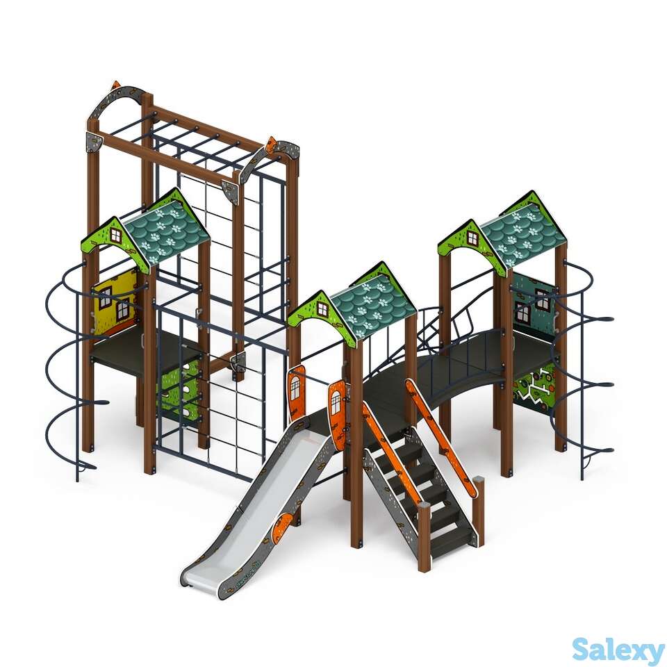 Детский игровой комплекс «городок (город)» дик 2.01.3.04-01 h=1200, фотография 1