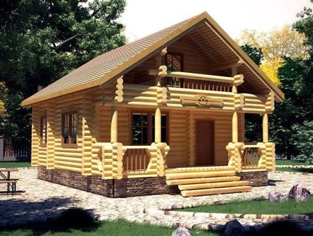 Срубы домов и бань, фотография 1