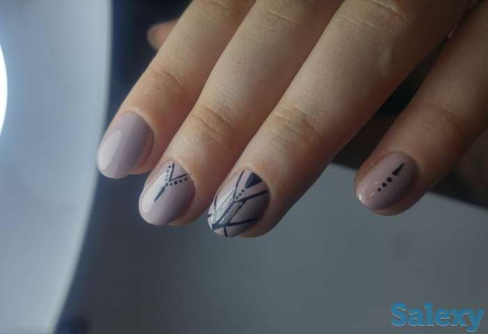 маникюр, наращивание ногтей, фотография 3