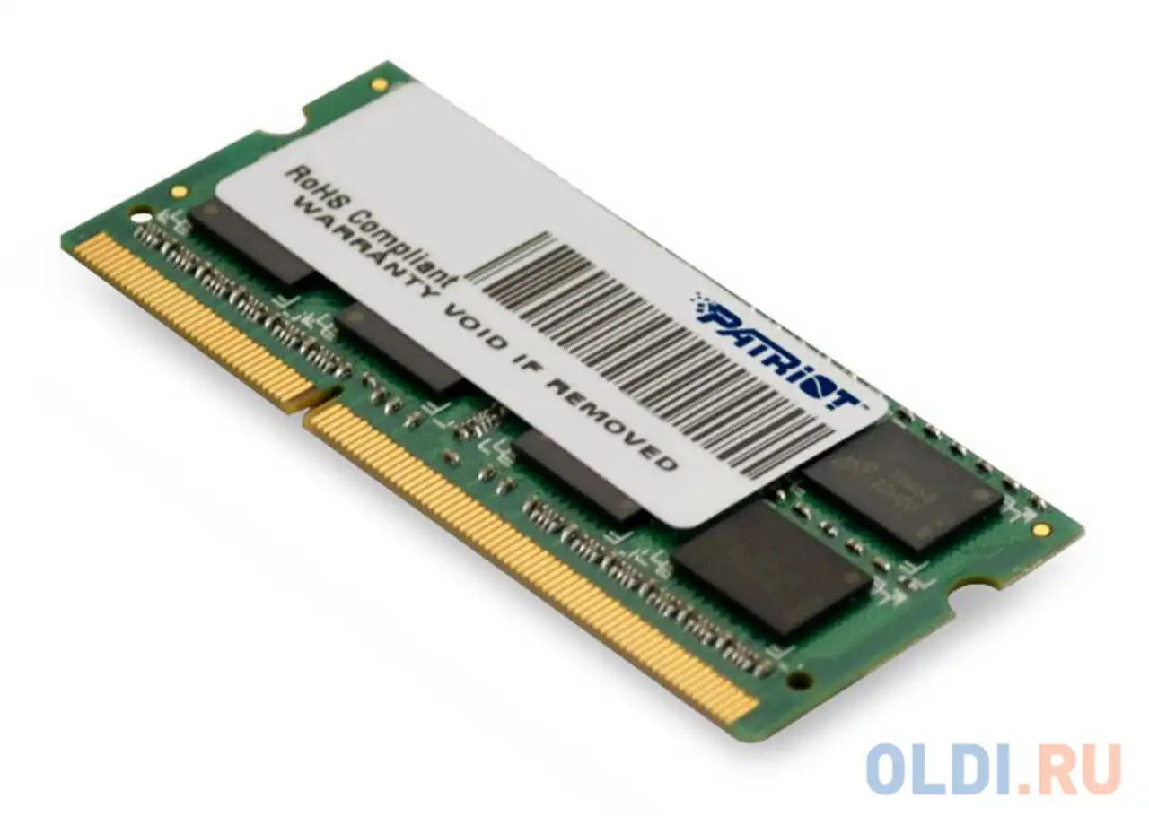 Оперативная память для ноутбука patriot signature line so-dimm 4gb ddr3 1333, фотография 1