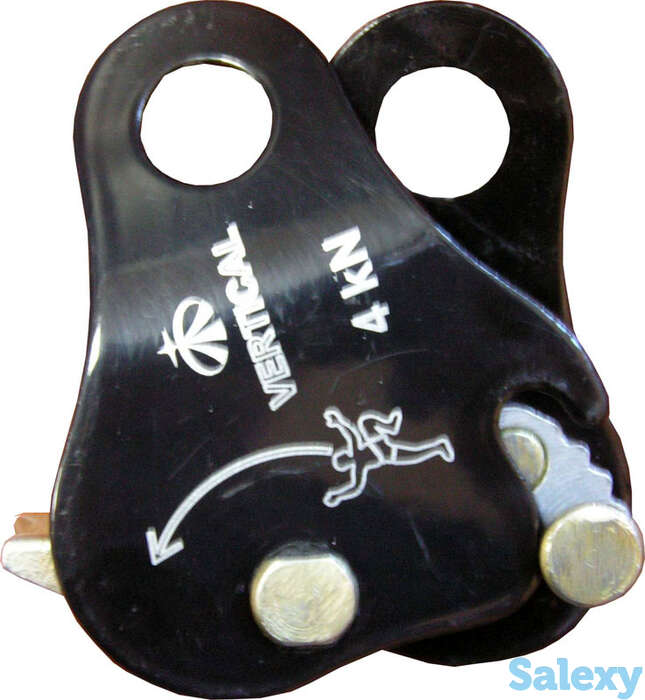 Зажим страховочный вертикаль капля сталь, фотография 1