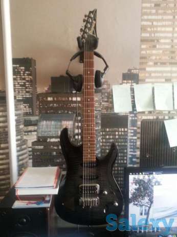 Гитара Ibanez, В отличном состоянии, чехол,ремень,тюнер,шнур., фотография 1