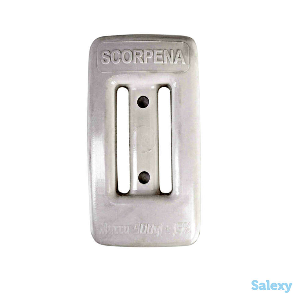 Груз обтекаемый полумягкий scorpena 0.5 кг, белый, фотография 1