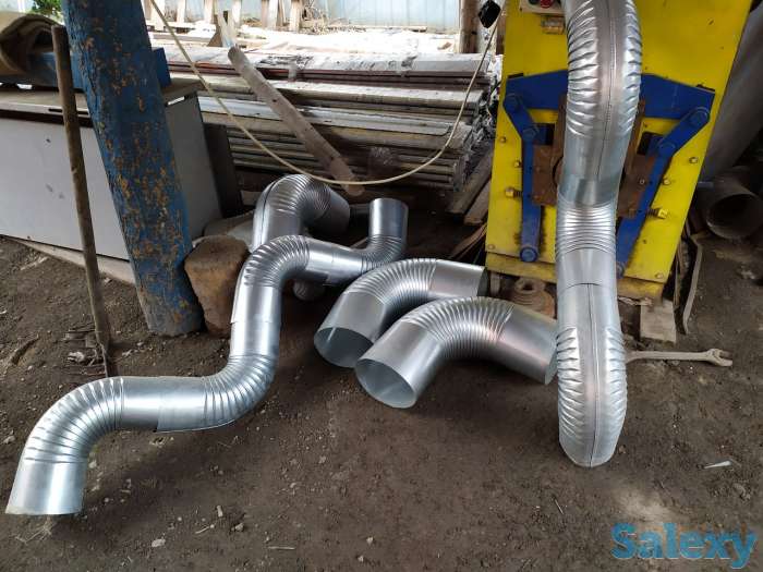 Металлочерепица, жестяные изделия, вытяжки, трубы, колены, водостоки, фотография 4