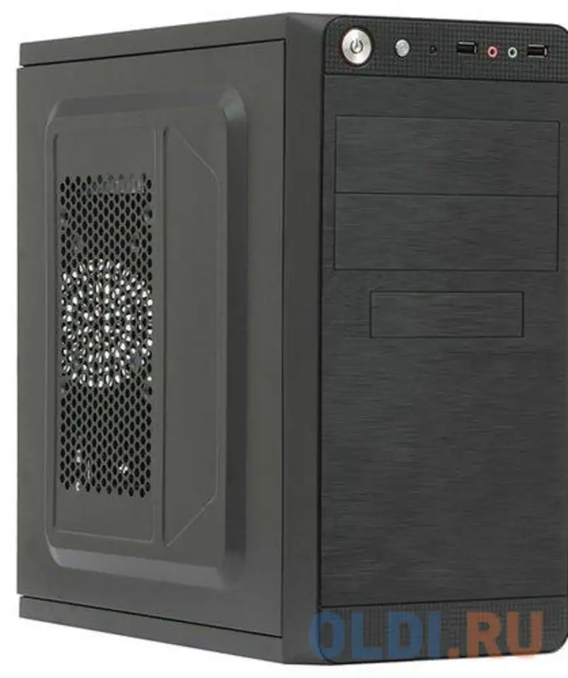 Корпус microatx super power winard 5822 без бп чёрный, фотография 1