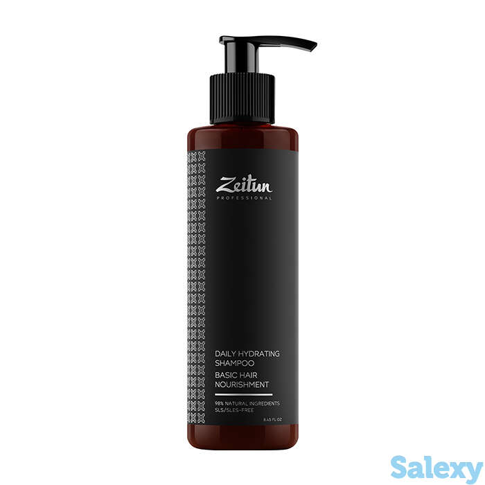 Шампунь для волос zeitun professional daily hydrating shampoo (250 мл), фотография 1