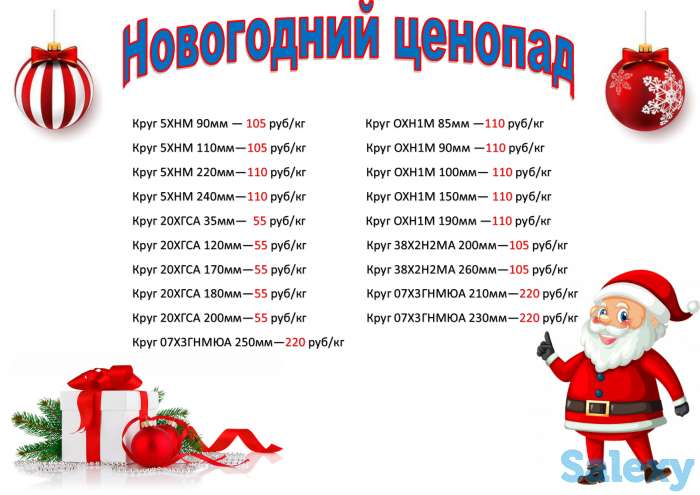 Новогодняя распродажа металлопроката, фотография 1