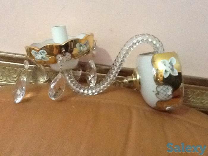 продам Чешское хрустальное бра (Прага), фотография 1
