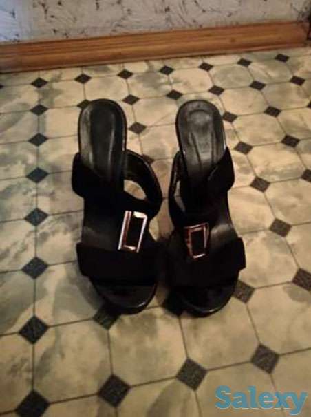 Сабо из велюра, фотография 1