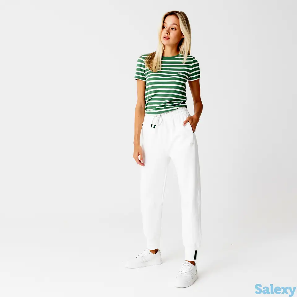 Женские двухслойные спортивные штаны lacoste, фотография 1