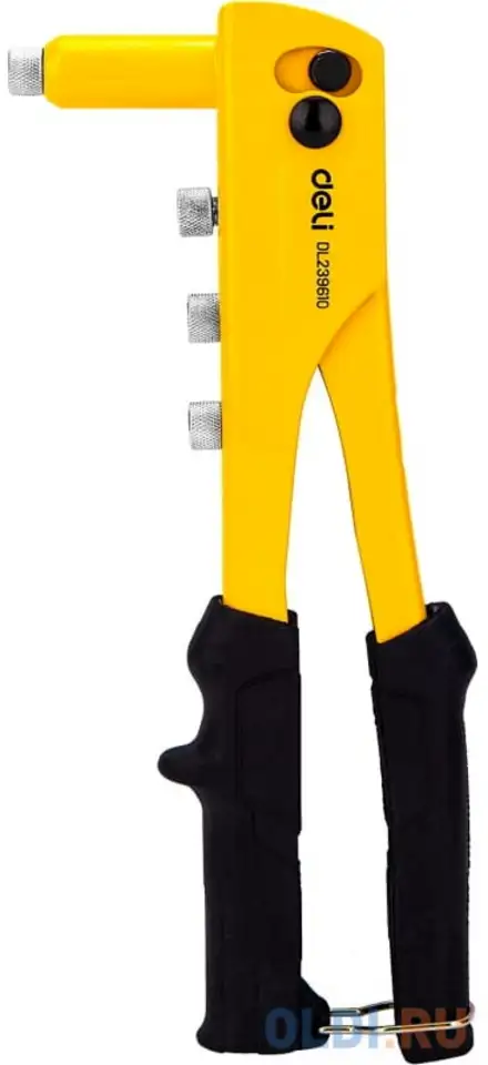 Ручной заклепочник deli dl236910t 10,5" + 60 шт заклепок материал: 20cr., фотография 1