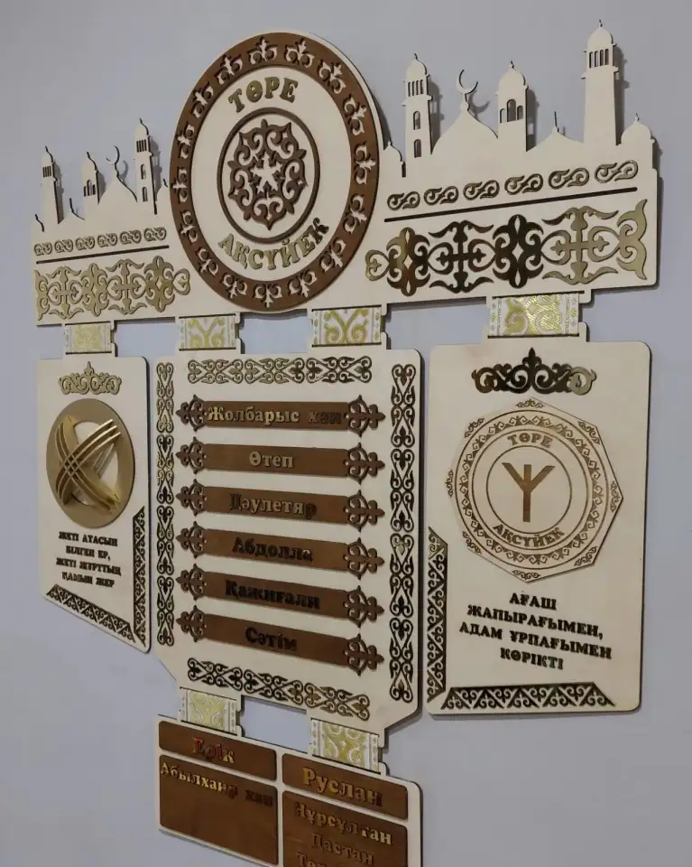 Шежре из дерева на заказ, фотография 3