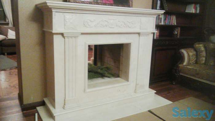 Камин (портал)  из камня, фотография 2