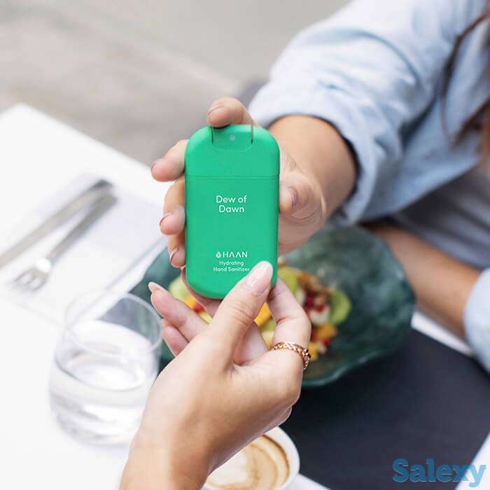 Дезинфицирующий спрей для рук haan hand sanitizer dew of dawn, фотография 3